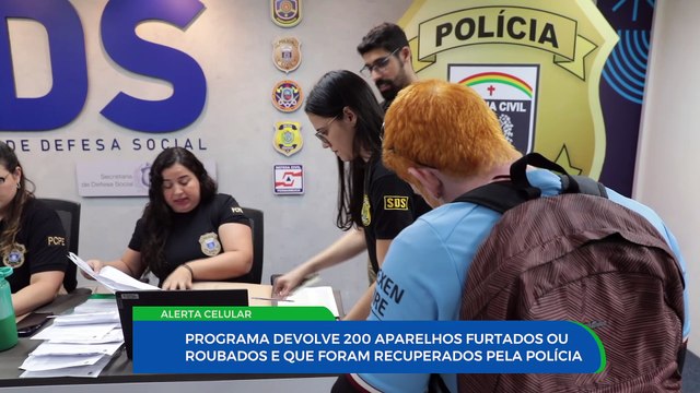 Governo de Pernambuco lança Recupera: entenda como o novo programa de recuperação de celulares roubados ou furtados funciona