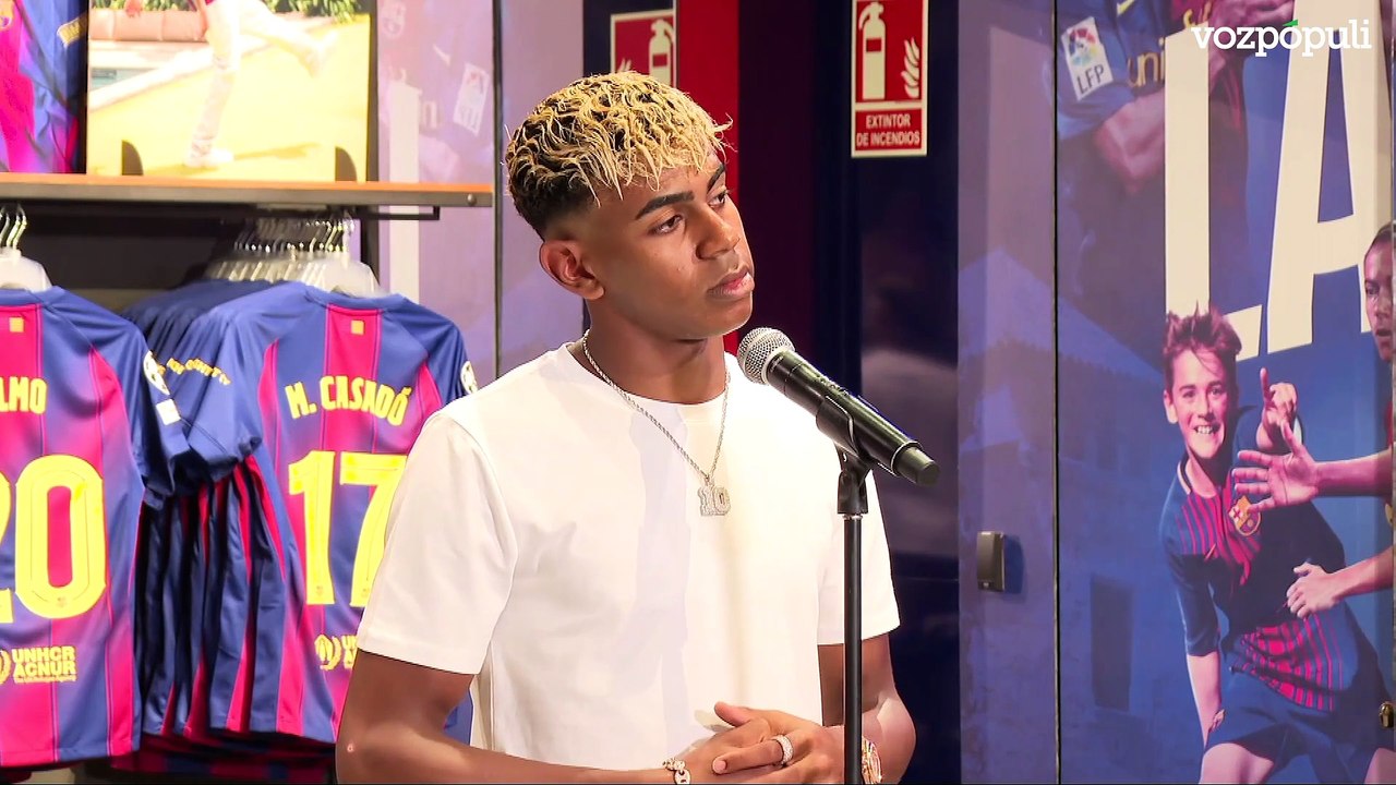 Lamine Yamal hereda el dorsal '10' del Barça: "Messi ha hecho su camino, yo voy a hacer el mío"