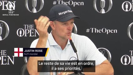 The Open - Rose et Spaun au soutien de Scheffler
