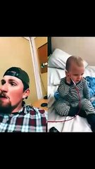 Baby And Dad Funny Moments _ Try Not To Laugh ! _ #26 _ funny baby videos