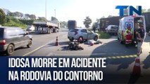 Idosa morre em acidente na Rodovia do Contorno