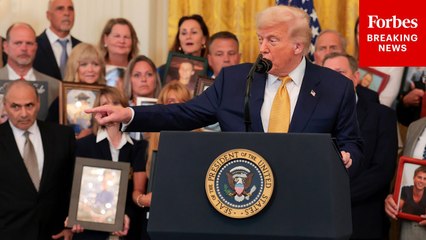Trump—Flanked By Families Who Lost Loved Ones To Fentanyl—Signs HALT Fentanyl Act Into Law