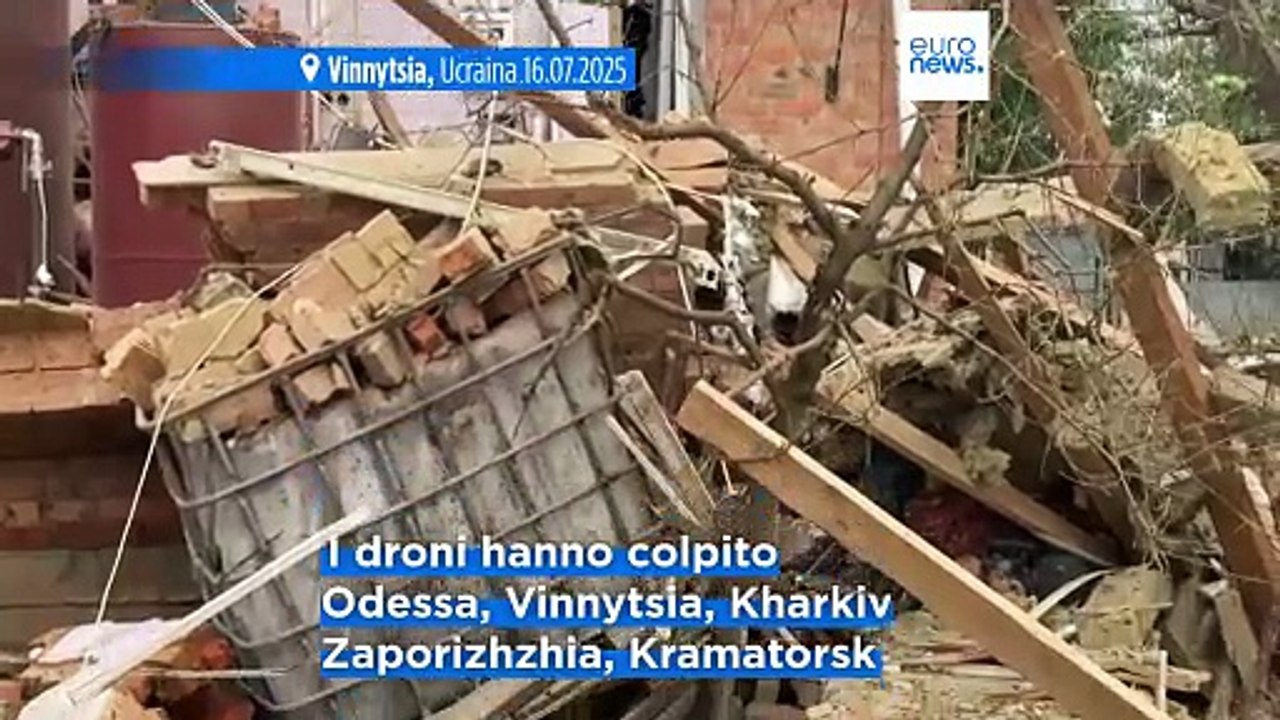 La Russia lancia una nuova ondata di attacchi notturni contro diverse città ucraine