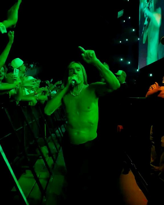 Iggy pop tour 2025 !! 78 years respect 4ever