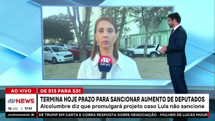 Prazo para sancionar aumento de deputados se encerra nesta quarta-feira (16)