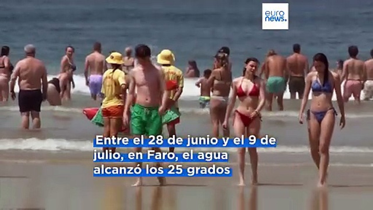 La temperatura del mar en el Algarve alcanza máximos históricos: "Es una ola de calor marina"