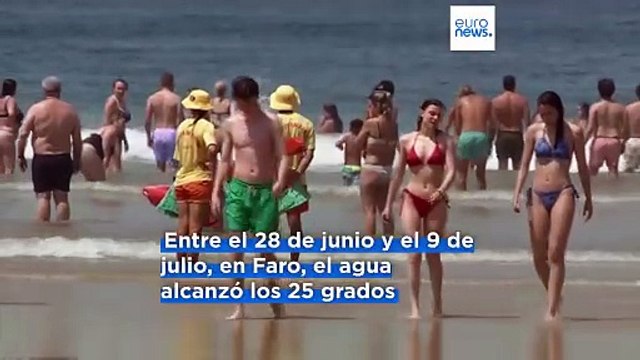 La temperatura del mar en el Algarve alcanza máximos históricos: Es una ola de calor marina