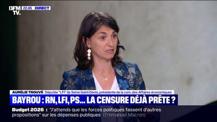 Dette: "Emmanuel Macron nous fait plonger dans un déficit abyssal record", réagit Aurélie Trouvé, députée LFI de Seine-Saint-Denis