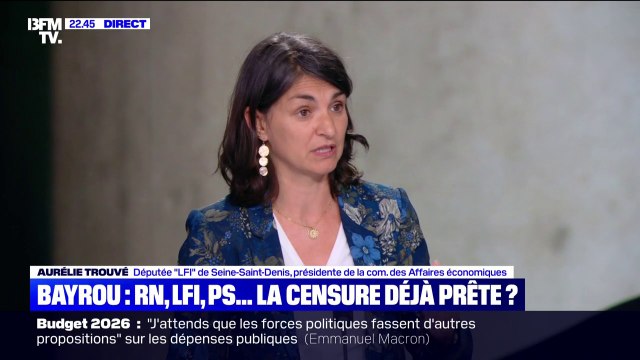 Dette: Emmanuel Macron nous fait plonger dans un déficit abyssal record , réagit Aurélie Trouvé, députée LFI de Seine-Saint-Denis
