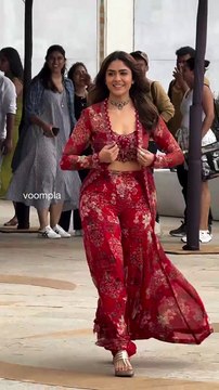 juhu scenes as this one pops out at a sea-side property for a work outing. mrunal thakur.hd