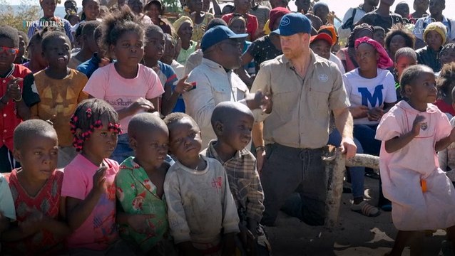 Prince Harry Goes Full Dad Mode in Angola — Teaching Kids How to Stay Safe from Landmines