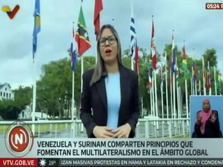 Venezuela y Surinam afianzan relaciones diplomáticas enfocadas en el desarrollo de los pueblos