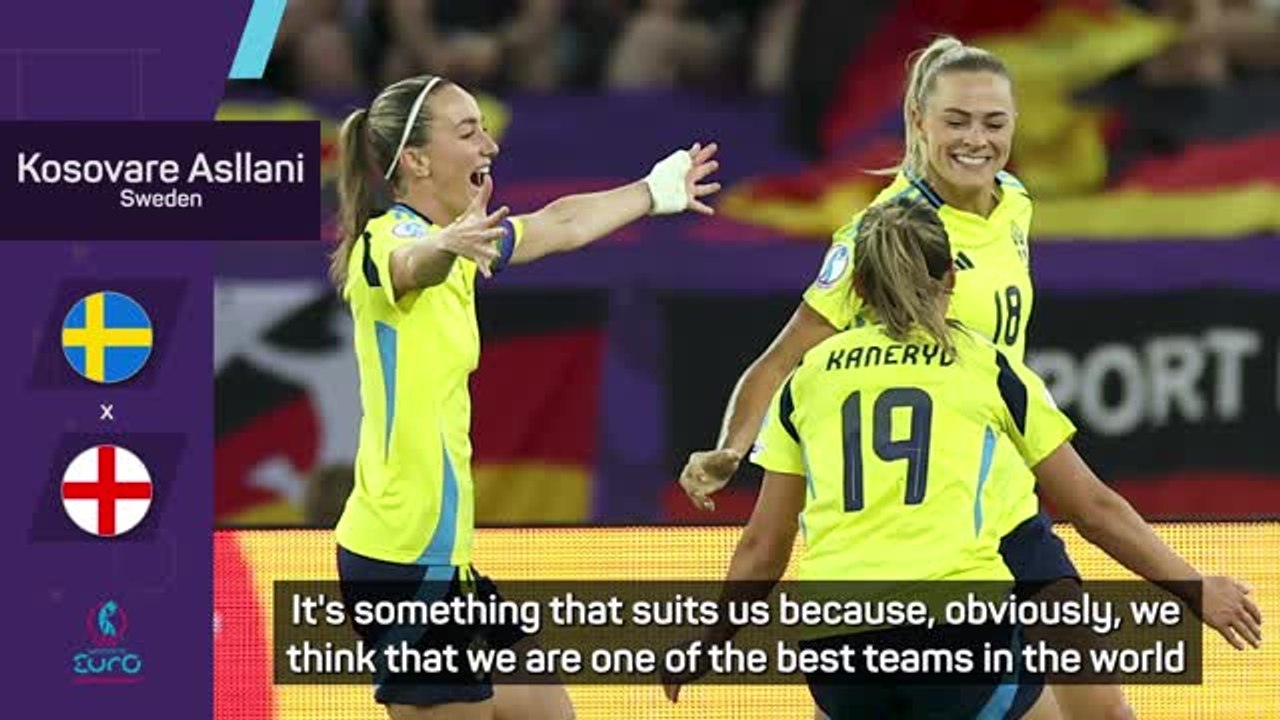 "We can beat anyone" - Sweden skipper Asllani ahead of England clash