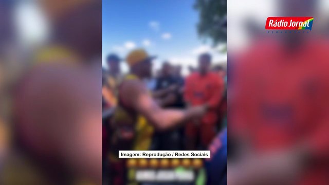 “Aqui tem muito antecedente criminal”, diz membro de organizada ao intimidar jogadores do Sport