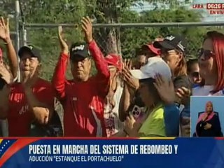 Puesta en marcha el Sistema de Rebombeo y Aducción "Estanque El Portachuelo" en Lara