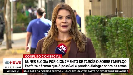 Ricardo Nunes elogia posicionamento de Tarcísio sobre ‘tarifaço