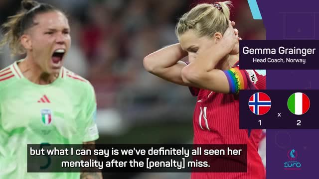 Hegerberg always going to take penalties despite miss in Norway defeat