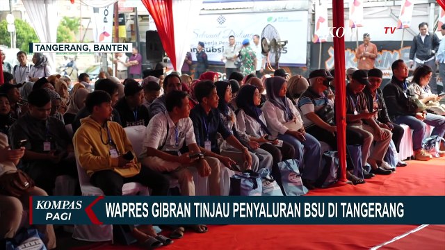 PT Pos Indonesia Salurkan BSU 2025 di Tangerang, Disaksikan Wapres Gibran | SAPA PAGI
