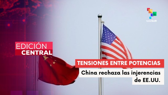 China rechaza injerencias de EE.UU. en asuntos con Taiwan