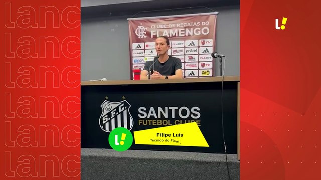 Técnico do Flamengo, Filipe Luís enaltece atuação de Neymar em vitória do Santos