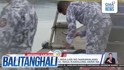 Paghahanap ng PCG sa mga labi ng nawawalang sabungero sa Taal Lake, nasa ikawalong araw na | Balitanghali