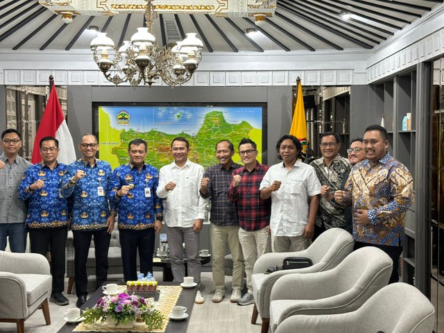 Jaringan Pemred Promedia Jawa Tengah Melakukan Audiensi dengan Gubernur Jawa Tengah, Ahmad Luthfi