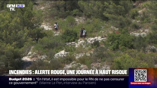 Feux de forêt: le Vaucluse et les Bouches-du-Rhône placés en vigilance rouge par Météo-France ce jeudi