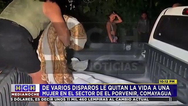 Asesinan de varios impactos de bala a una mujer frente a sus hijos en Comayagua