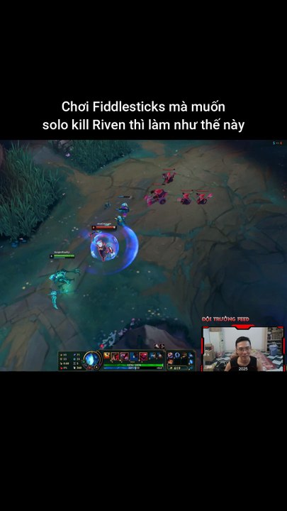 Chơi Fiddlesticks mà muốn solo kill Riven thì làm như thế này #fiddlesticks #riven #lienminhhuyenthoai #leagueoflegends #knightriseky