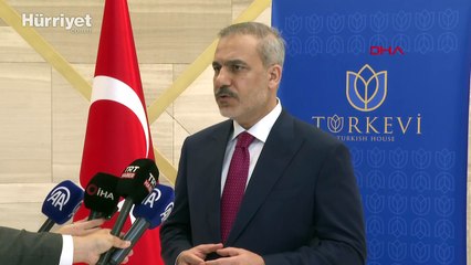 Bakan Fidan: Uluslararası camia İsrail’e ‘dur’ demeli