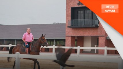 Aktiviti berkuda, senaman berjalan kaki rutin kecergasan Yang Di-Pertuan Agong