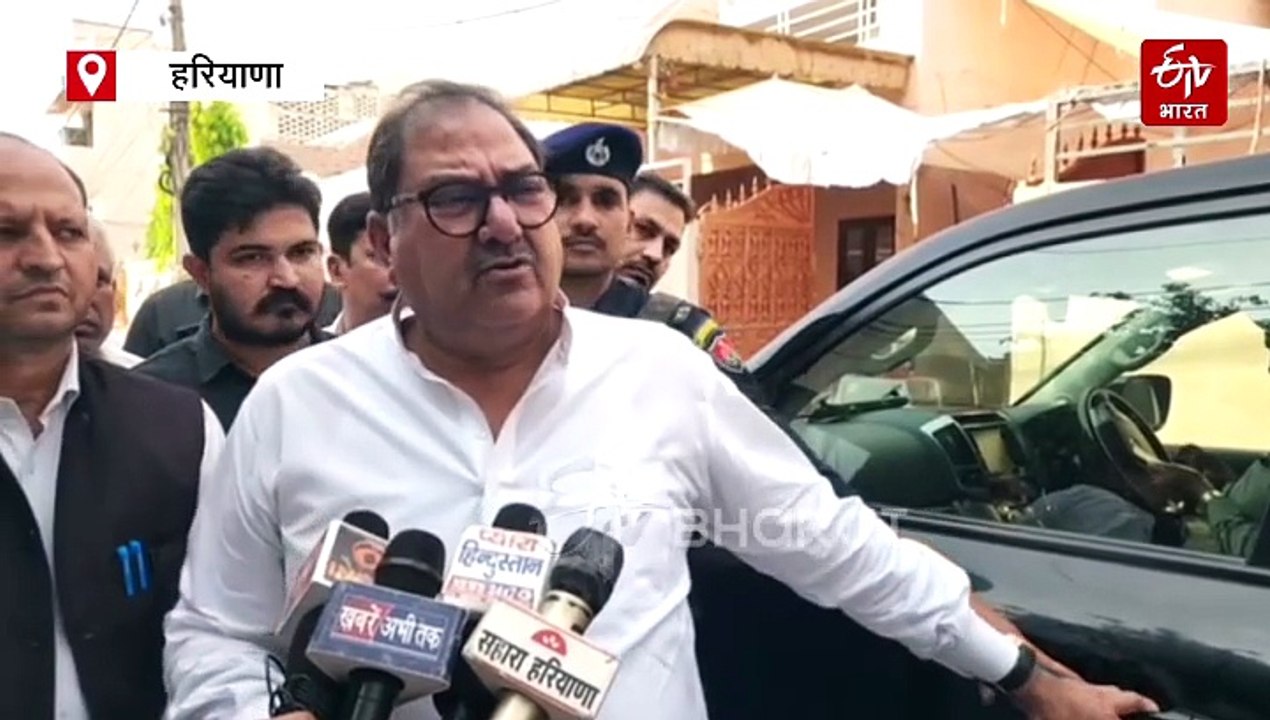 हत्या की धमकी पर रोहतक में इनेलो अध्यक्ष अभय चौटाला बोले, 'प्रदेश में कानून व्यवस्था खत्म'