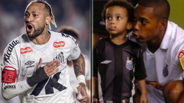 Gol de Neymar al Flamengo y debut del hijo de Robinho con el Santos