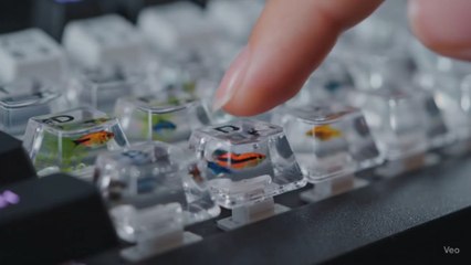 Aquarium Mechanical Keyboard ASMR – Soothing Typing Sounds to Relax Your Mind