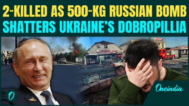 Russia’s BIGGEST Attack On Ukraine Yet? Drops 500-KG Aerial Bomb On Ukraine’s Donetsk Oblast