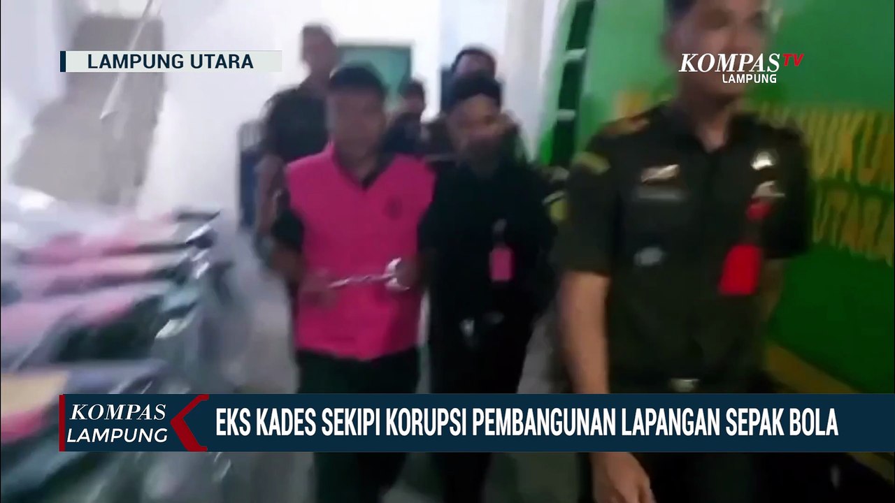 Eks Kades Sekipi Korupsi Pembangunan Lapangan Sepak Bola