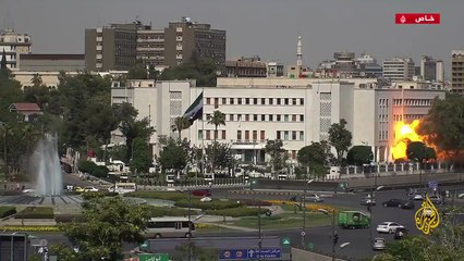 Israel has bombed the Syria’s Ministry of Defense headquarters in Damascus, launching multiple airstrikes.  Three of the strikes also targeted areas near the presidential palace in the capital.