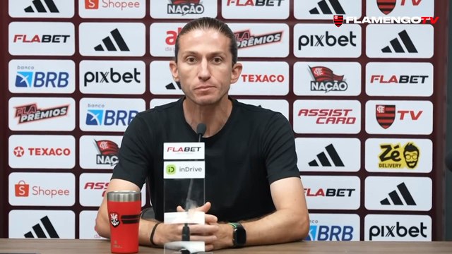 FILIPE LUIS explode em coletiva após SANTOS 1 - FLAMENGO 0