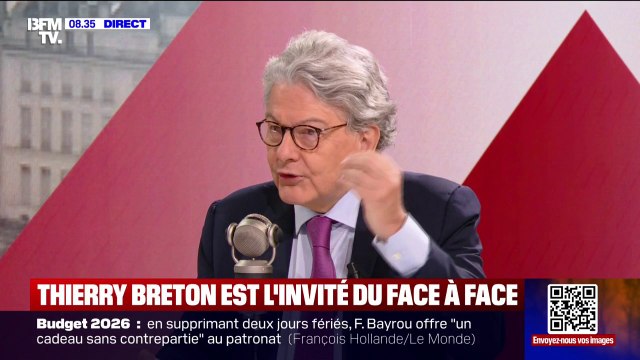 Budget: La France est arrivée au bout de ce qu'elle pouvait faire pour maintenir notre modèle social , déclare Thierry Breton