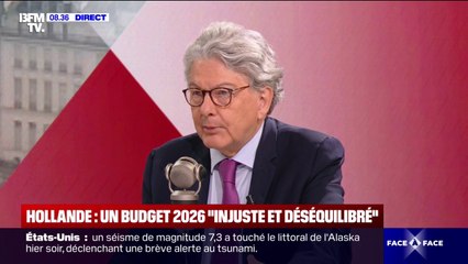 Budget 2026: "Les propositions (de François Bayrou) sont nécessaires dans le message qu'elles envoient", pour Thierry Breton