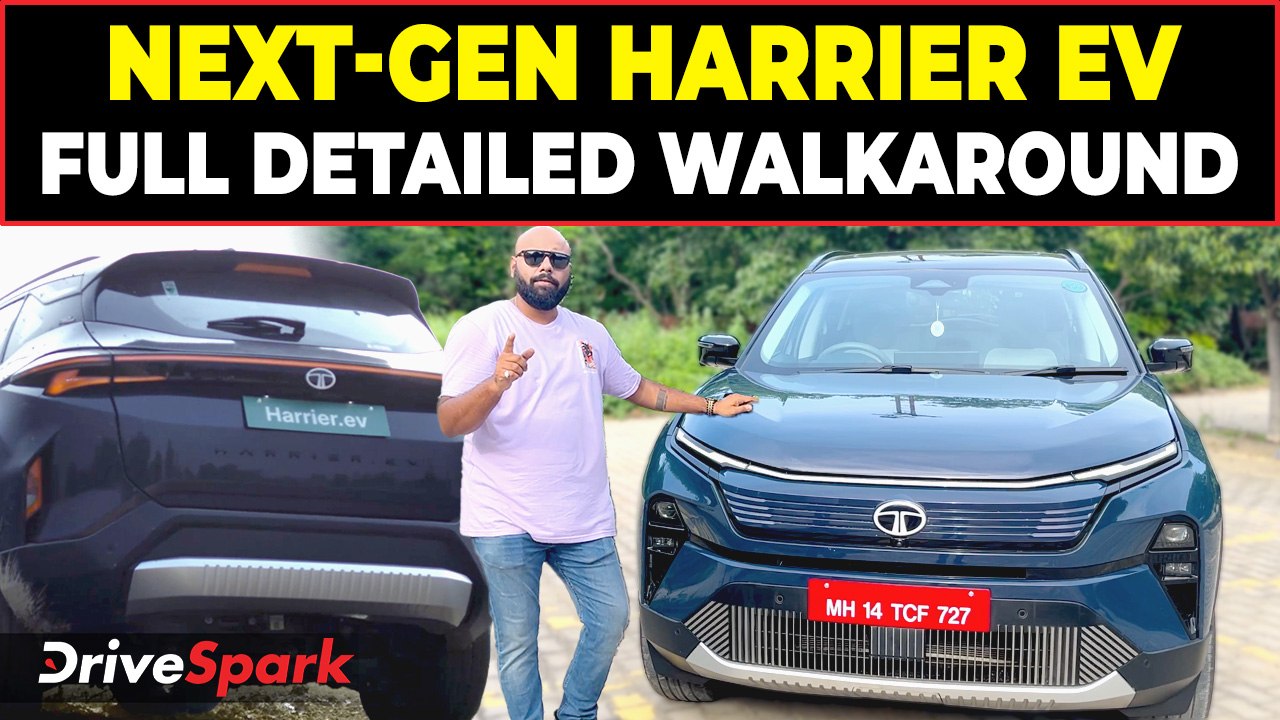 Tata Harrier EV Full Walkaround | Features, Price & Launch Details!