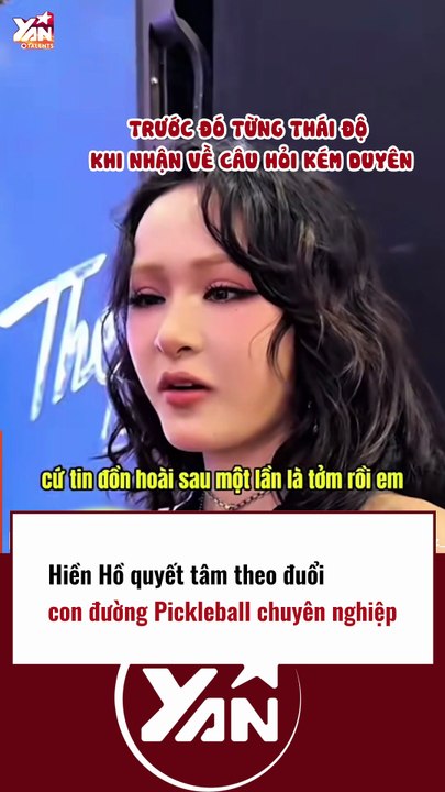 Hiền Hồ quyết tâm theo đuổi con đường PICKLEBALL chuyên nghiệp