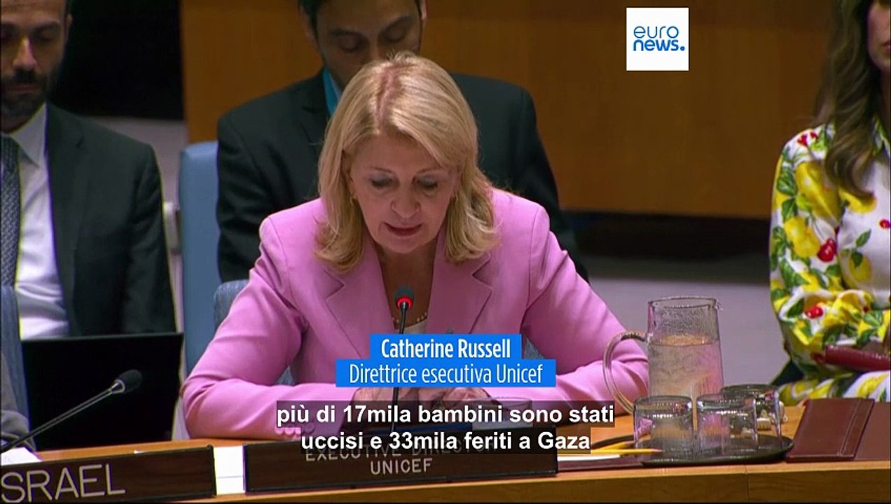 Unicef: una media di 28 bambini muore ogni giorno a Gaza