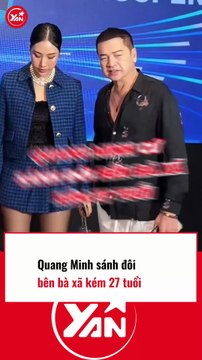 Quang Minh sánh đôi bên bà xã kém 27 tuổi