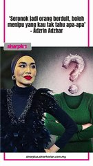 ‘Seronok jadi orang berduit, boleh menipu yang kau tak tahu apa-apa’ - Adzrin Adzhar