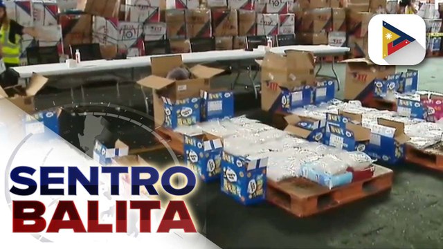 P749-M halaga ng mga shabu na nakuha sa balikbayan boxes, itinurn-over na ng BOC sa PDEA; BOC, tiniyak na walang delay sa release ng balikbayan boxes habang papalapit na ang 'Ber' months