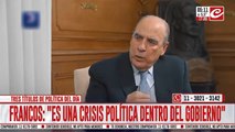 Francos reconoció la crisis entre Milei y Villarruel y fue tajante: 