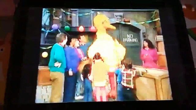 Closing to Sesame Street: Big Bird's Favorite Party Games VHS 1988 (Random House Home Video Version)