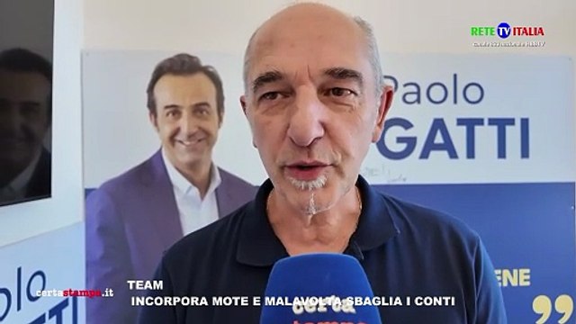 TEAM INCORPORA MOTE E MALAVOLTA SBAGLIA I CONTI