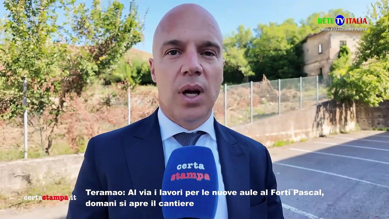 Teramo Al via i lavori per le nuove aule al Forti Pascal, domani si apre il cantiere